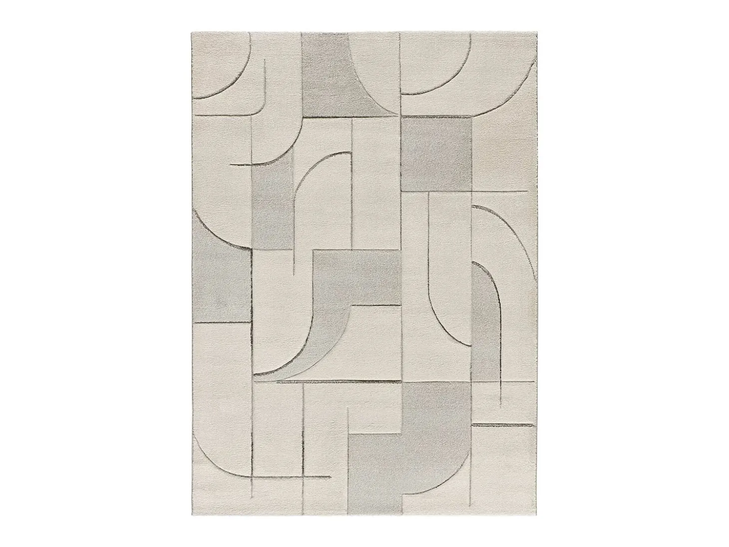 Tapete interior - geométrico - creme - 160 x 230 cm - LENA