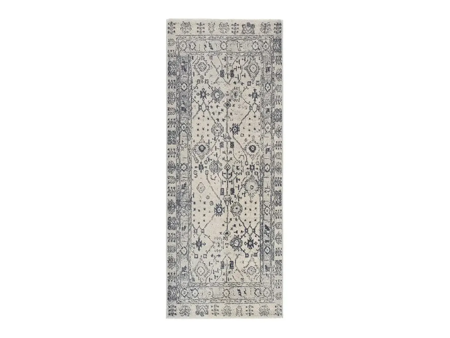 Tapete interior - vintage - azul - 80 x 200 cm - SIROCO