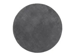 Tapete pelo curto macio e lavável HUARTE Ø 120 cm antracite PT697955