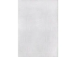 Tapete Rio sala estar antiderrapante arco, Branco, 160 x 220 cm