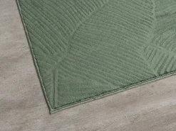 Tapete Rio sala estar antiderrapante folhas, Floresta, 160 x 220 cm