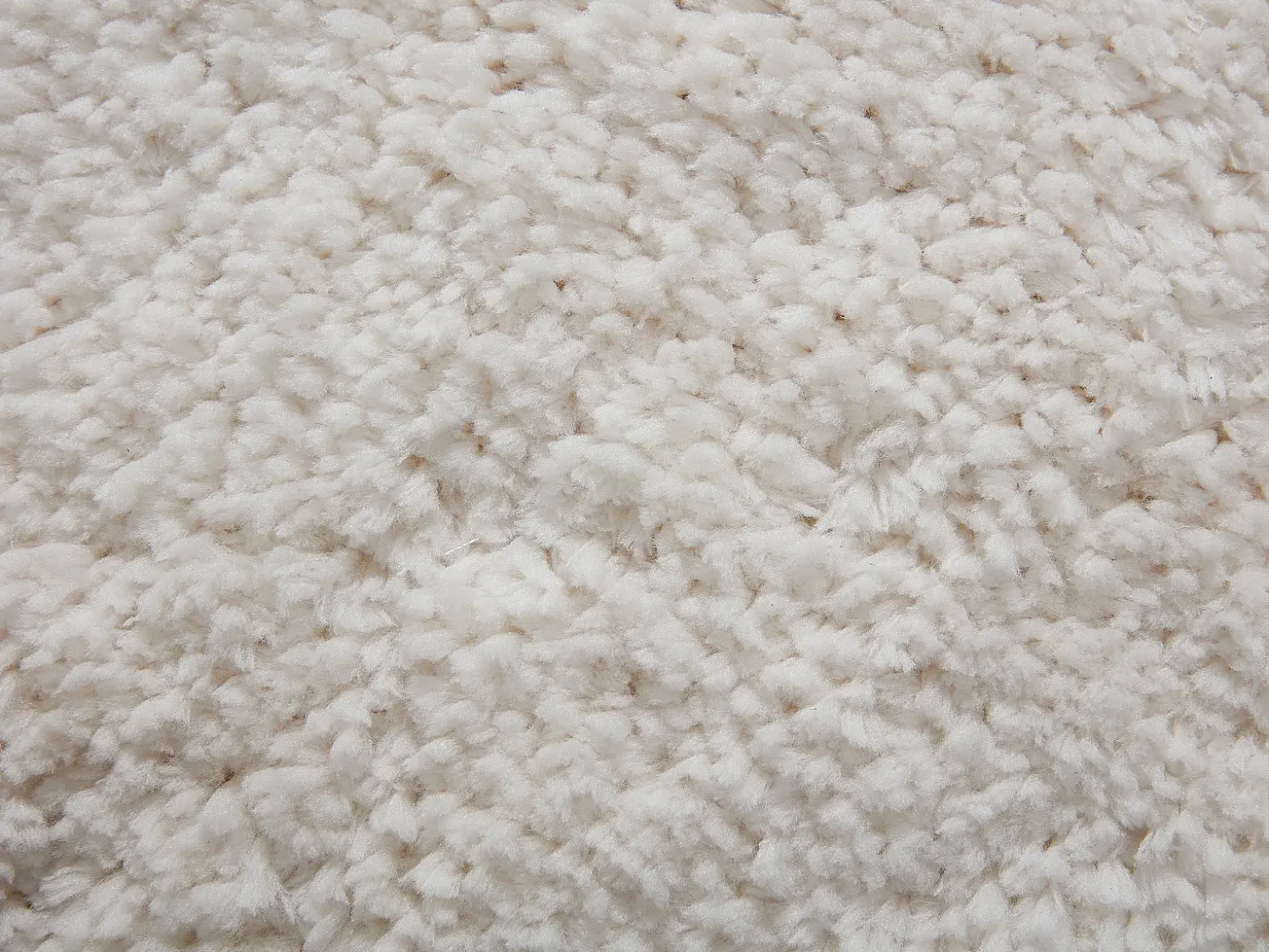 Tapete shaggy de pelo comprido com bordas onduladas, 200 x 290 cm, Branco, NERIDA
