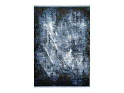 Tapete 150x80cm, design E409E na cor azul - Conforto e elegância para o seu interior.