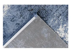 Tapete 290x200cm, design E409E na cor azul - Conforto e elegância para o seu interior