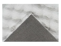 Tapete 290x200cm, design H008Y na cor prata - Conforto e elegância para o seu interior