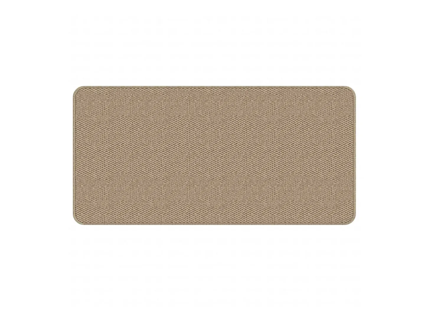 Tapete/passadeira 50x100 cm aspeto sisal cor areia PT105794