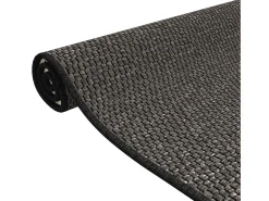 Tapete/passadeira 50x150 cm aspeto sisal antracite PT141859