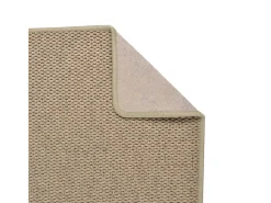 Tapete/passadeira 50x250 cm aspeto sisal cor areia PT135776