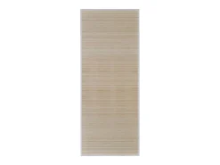Tapetes retangulares de bambu natural 4 pcs 120x180 cm PT504268