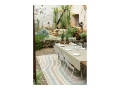 Toalha de mesa reciclada Grace Camelo 140 x 140 cm