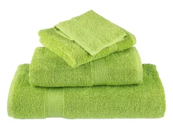 Toalhas de banho premium SOLUND 4 pcs 100x150 cm 600 gsm verde PT541448