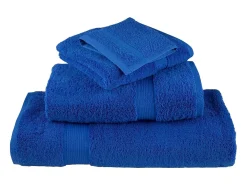 Toalhas de banho premium SOLUND 2pcs 100x150 cm 600 gsm azul PT608279