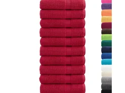 Toalhas de banho premium SOLUND 10pcs 100x150 cm 600 gsm verde PT228051