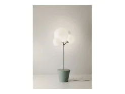 Zafferano - Luminária de chão Tree of Light para ambientes internos e externos. Salvia - Luminária de chão LED E27 - Superfície de apoio ajustável.