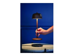 Zafferano Candeeiro de mesa led CIRCE Corten recarregável e regulável