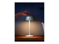 Zafferano CIRCE Candeeiro de mesa LED branco recarregável e regulável
