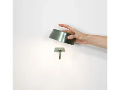 Zafferano SISTER LIGHT Wi-fi Wall Candeeiro de parede inteligente branco perolado recarregável e regulável